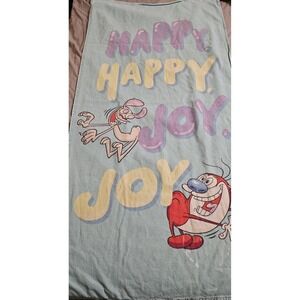 2 Ren and Stimpy Vintage Beach Towel Nickelodeon